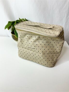 KATE SPADE Polka Dot Canvas Lunch Bag - "Out to Lunch"